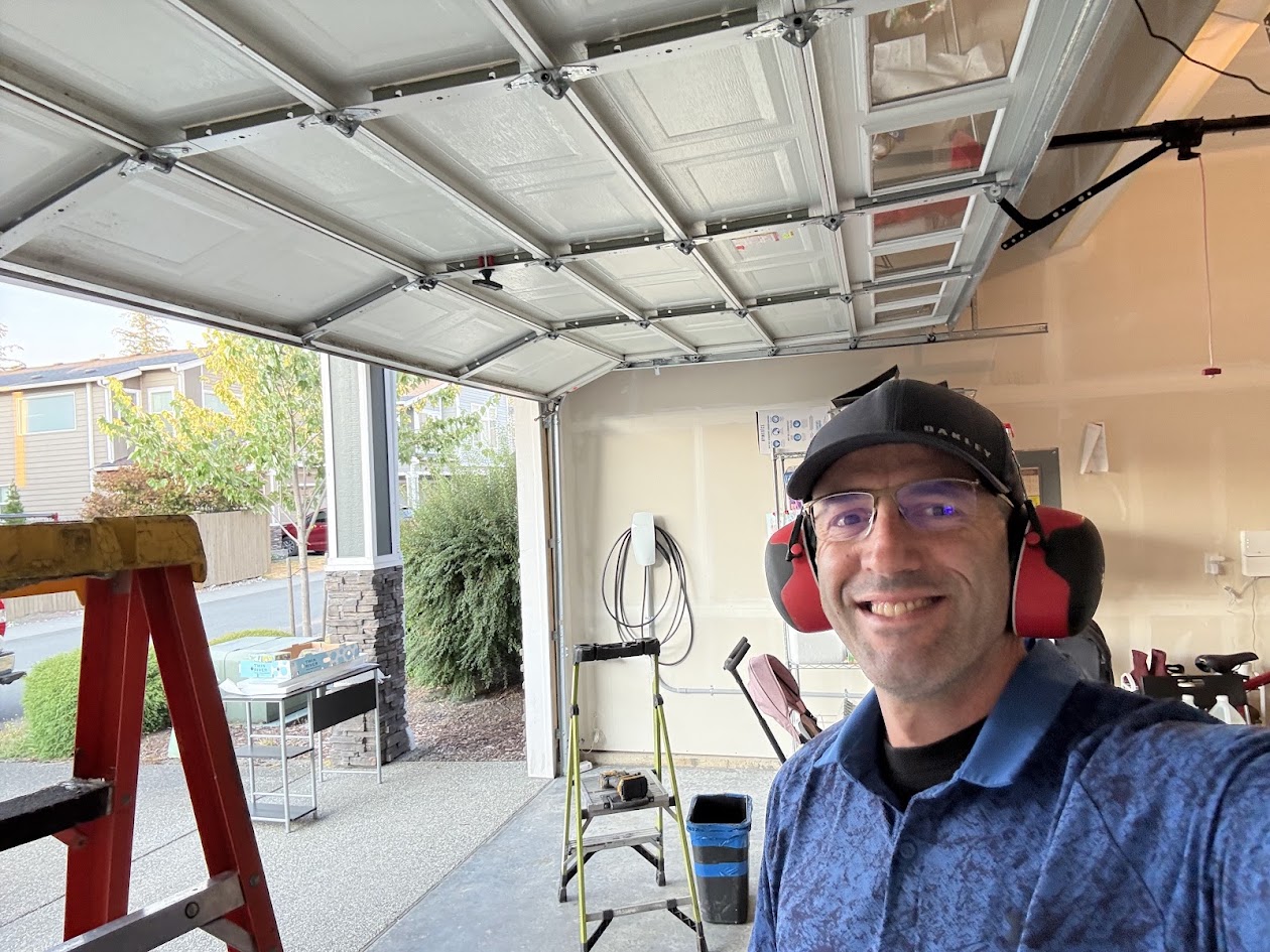 Garage door repair work by Gaston's Garage Doors in Everett WA